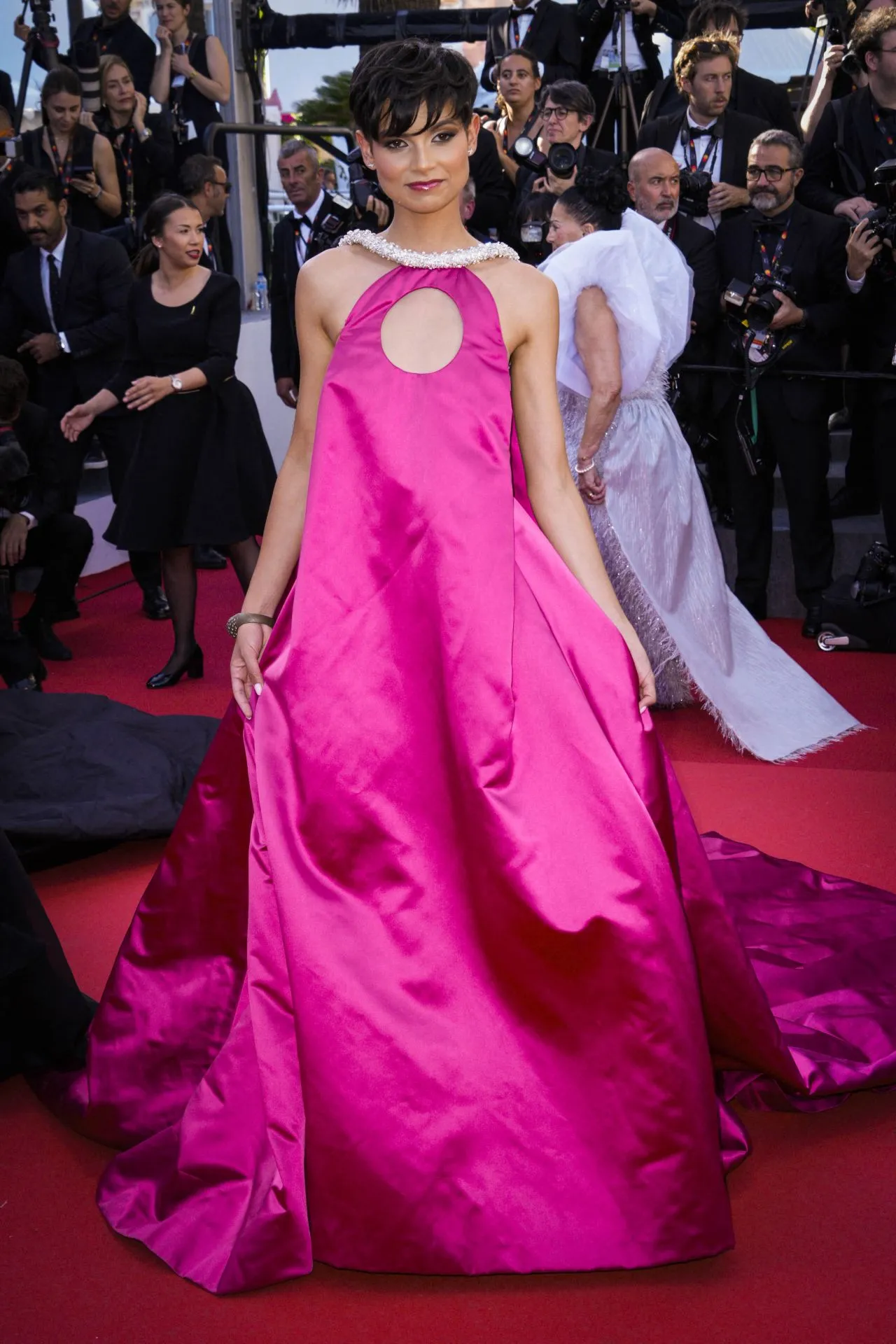 EVE GILLES STILLS AT MARCELLO MIO RED CARPET CANNES FILM FESTIVAL